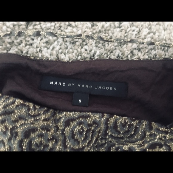 Vintage, like new Marc by Marc Jacobs brown and gold dress - Picture 2 of 5